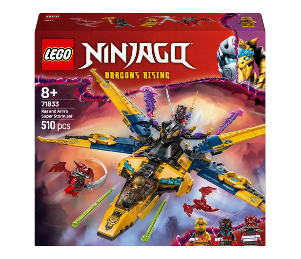 LEGO Ninjago 71833 Ras i burzowy superodrzutowiec Arina - 1284229 - zdjęcie